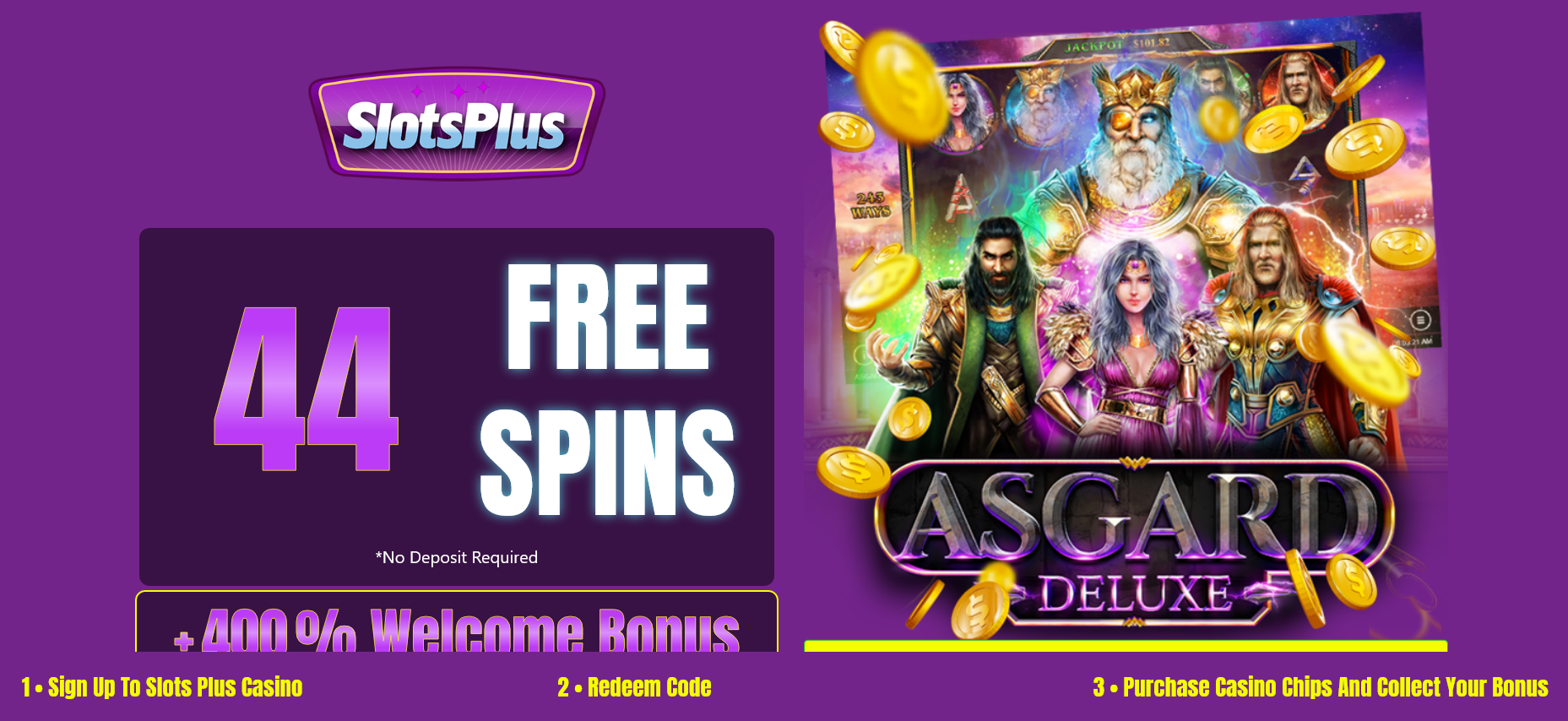 400%
WELCOME BONUS + 44 FREE SPINS 400% WELCOME
BONUS + 44 FREE SPINS
